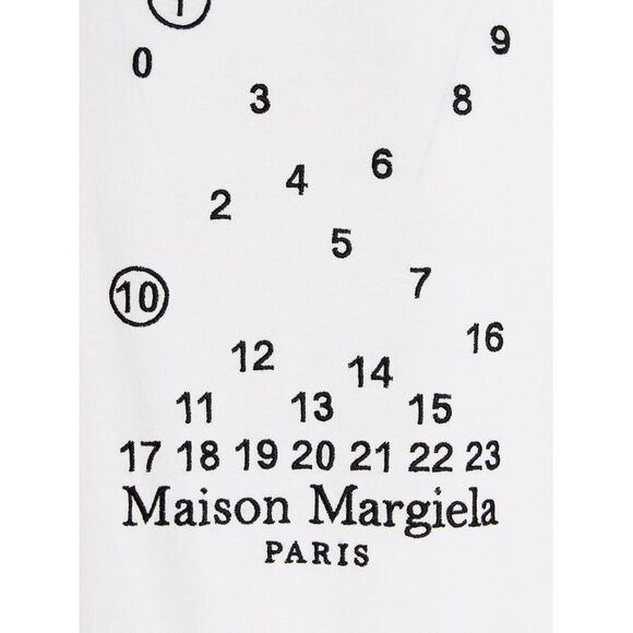 Maison Margiela Men Logo Embroidery T-Shirt